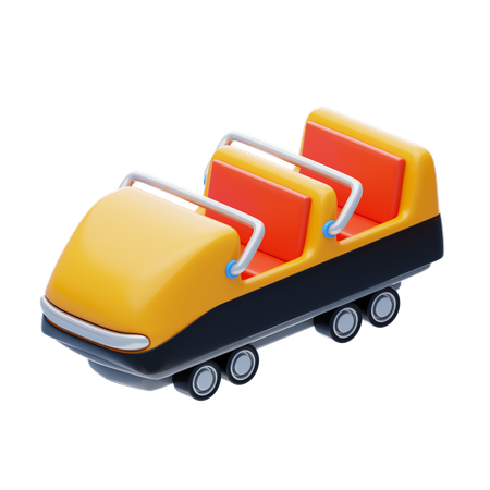 Roller Coaster  3D Icon