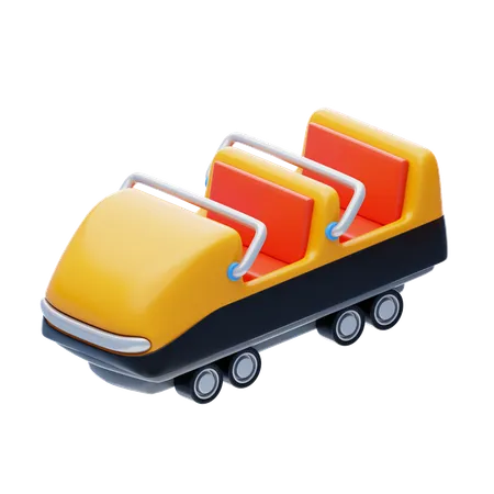 Roller Coaster  3D Icon