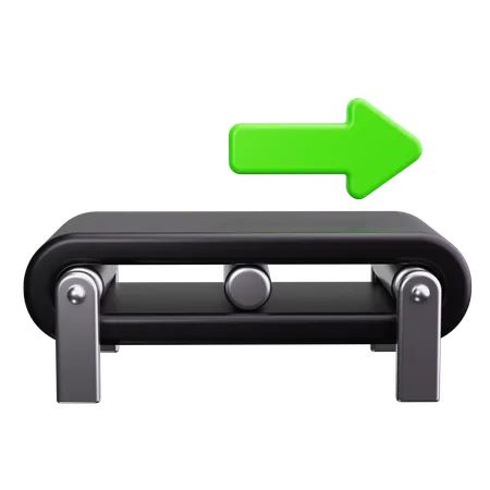 Roller Conveyor  3D Icon