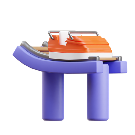Roller Coster  3D Icon