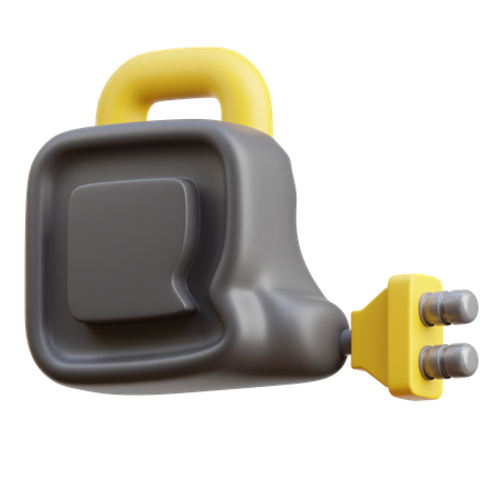 Roller Extension Cord  3D Icon
