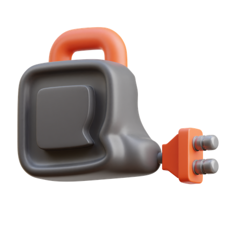 Roller Extension Cord  3D Icon