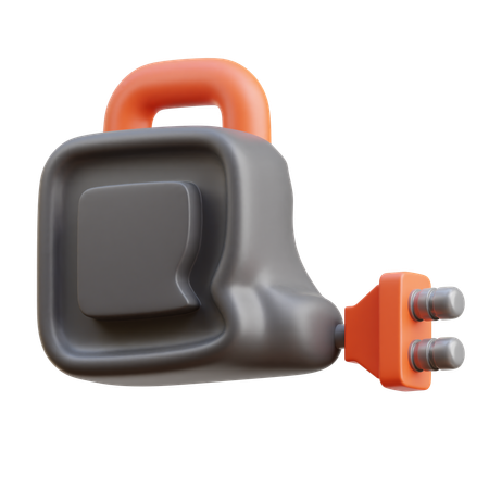 Roller Extension Cord  3D Icon