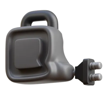 Roller Extension Cord  3D Icon