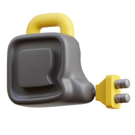 Roller Extension Cord  3D Icon