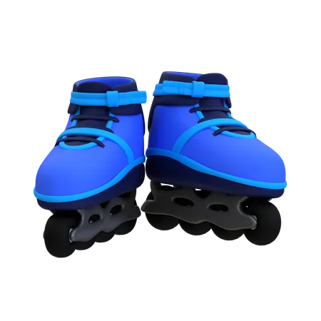 Roller Shoes  3D Icon