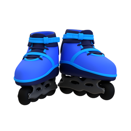 Roller Shoes  3D Icon