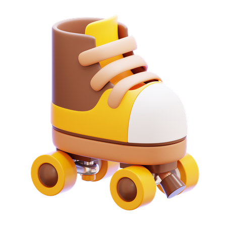 ローラースケート  3D Icon