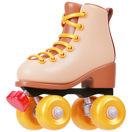 Roller Skate  3D Icon