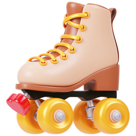 Roller Skate  3D Icon
