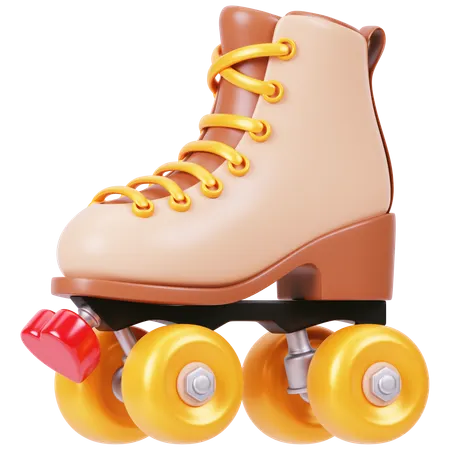 Roller Skate  3D Icon