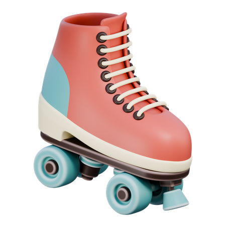 Roller Skates  3D Icon