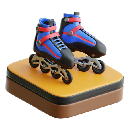 Roller Skates  3D Icon