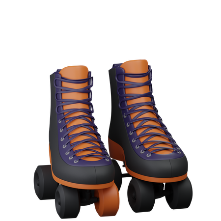 Roller Skates  3D Icon