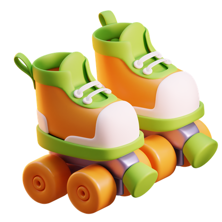 Roller Skates  3D Icon