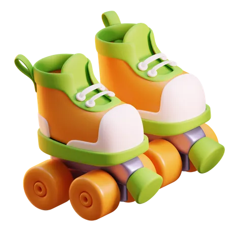 Roller Skates  3D Icon