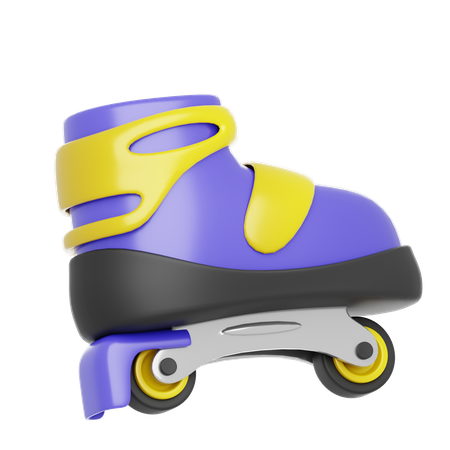 Roller Skates  3D Icon