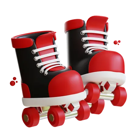 Roller Skating  3D Icon