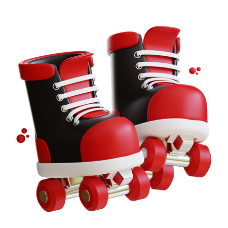 Roller Skating  3D Icon