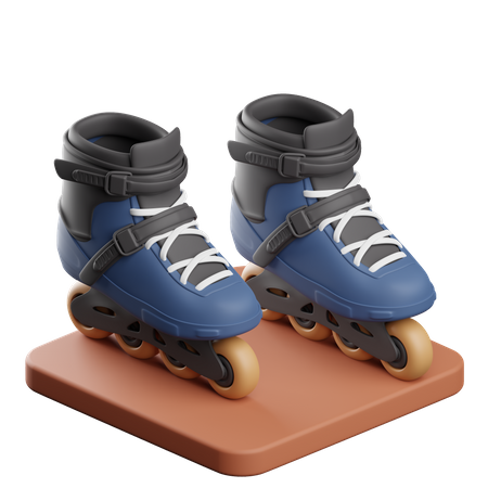 Roller Skating 3D Icon