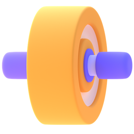 Roller Wheel  3D Icon