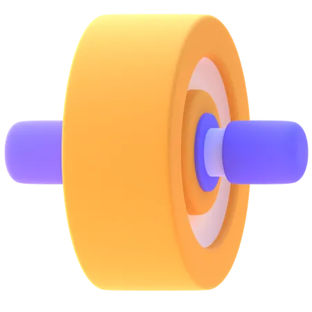 Roller Wheel  3D Icon