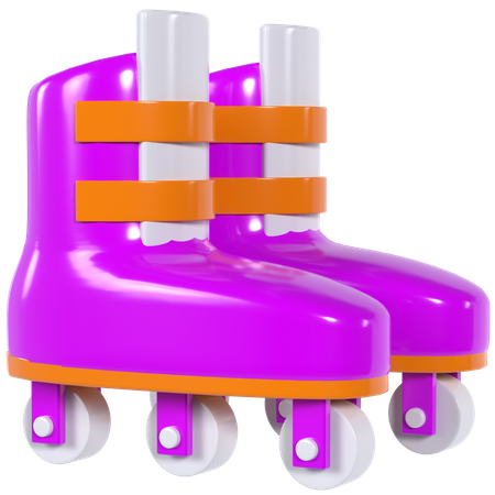 Rollers Skating  3D Icon