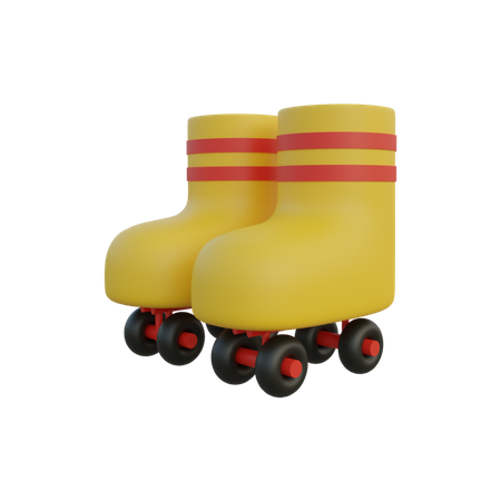 Rollers Skating  3D Icon