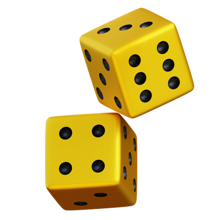 Rolling Dice  3D Icon