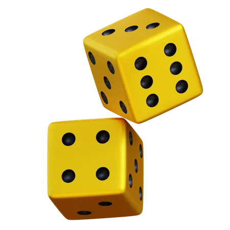 Rolling Dice  3D Icon