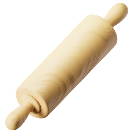 Rolling Pin 3 D Illustration 3D Icon