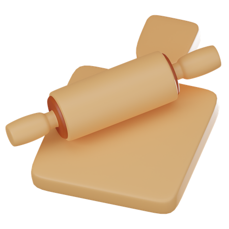 Rolling Pin  3D Icon