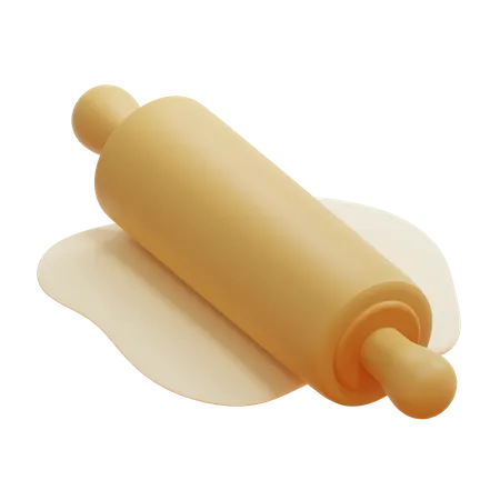 Rolling Pin 3D Icon