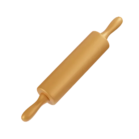 Rolling pin 3D Icon
