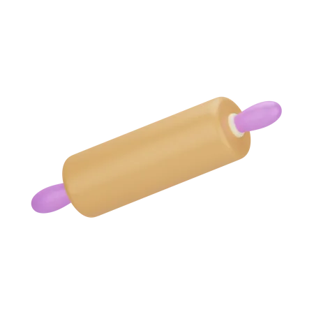Rolling Pin 3 D Kitchenware 3D Icon