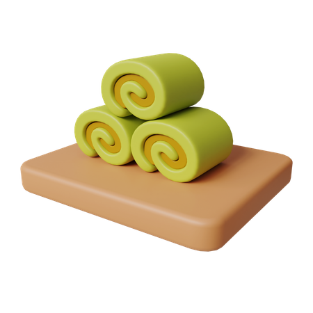 Kuchenrolle  3D Icon