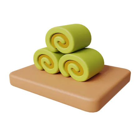 Kuchenrolle  3D Icon