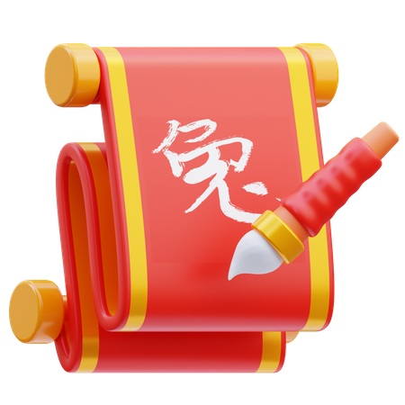 Rollo chino  3D Icon