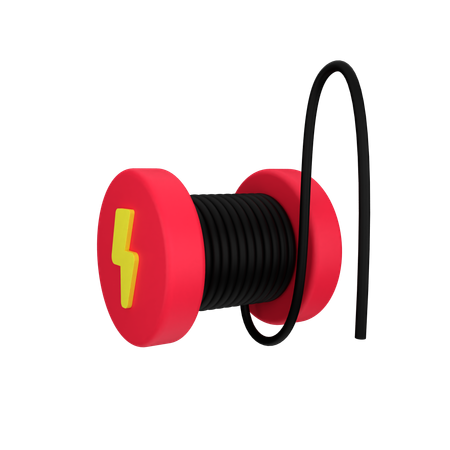 Rollo de cable  3D Icon