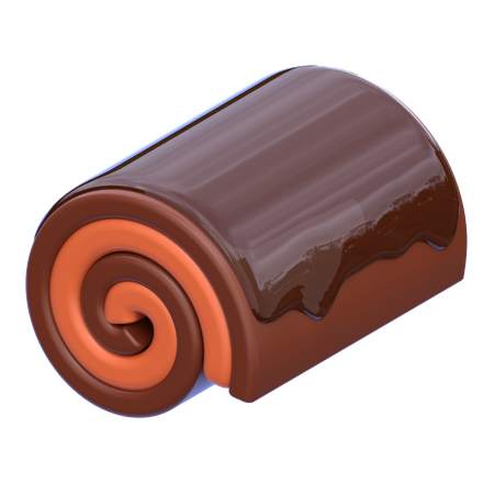 Rollo de canela  3D Icon