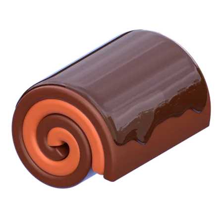 Rollo de canela  3D Icon