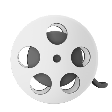 Rollo de cine  3D Icon