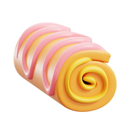 Rollo de crema  3D Icon