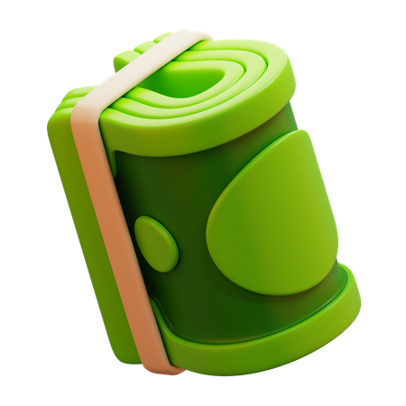 Rollo de dinero  3D Icon