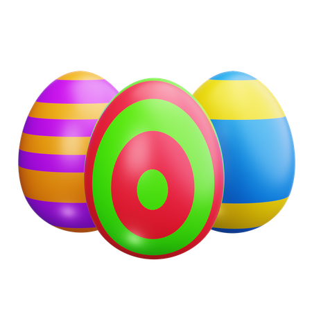 Rollo de huevo de pascua  3D Icon