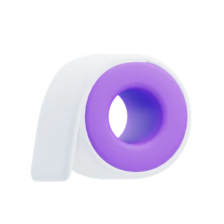 Rollo de papel  3D Icon