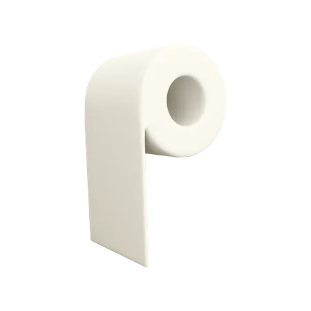 Rollo de papel  3D Icon