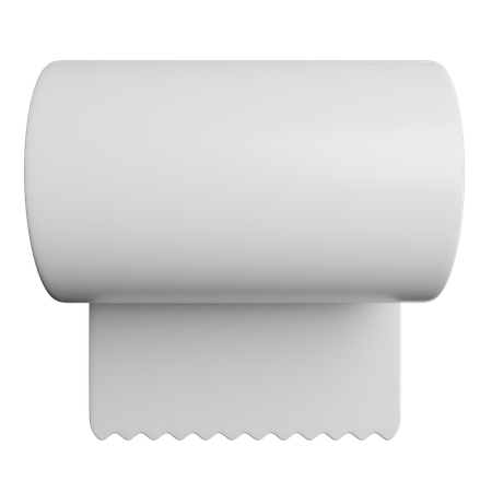Rollo de papel tisú  3D Icon