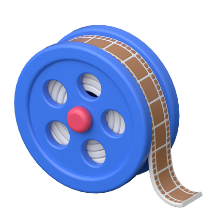 Carrete de película  3D Icon