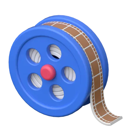 Carrete de película  3D Icon